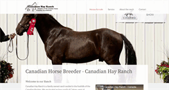 Desktop Screenshot of canadianhayranch.com